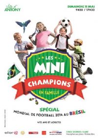 Mini-champions : édition spéciale coupe du monde de Football. Le dimanche 11 mai 2014 à ANTONY. Hauts-de-Seine.  09H30